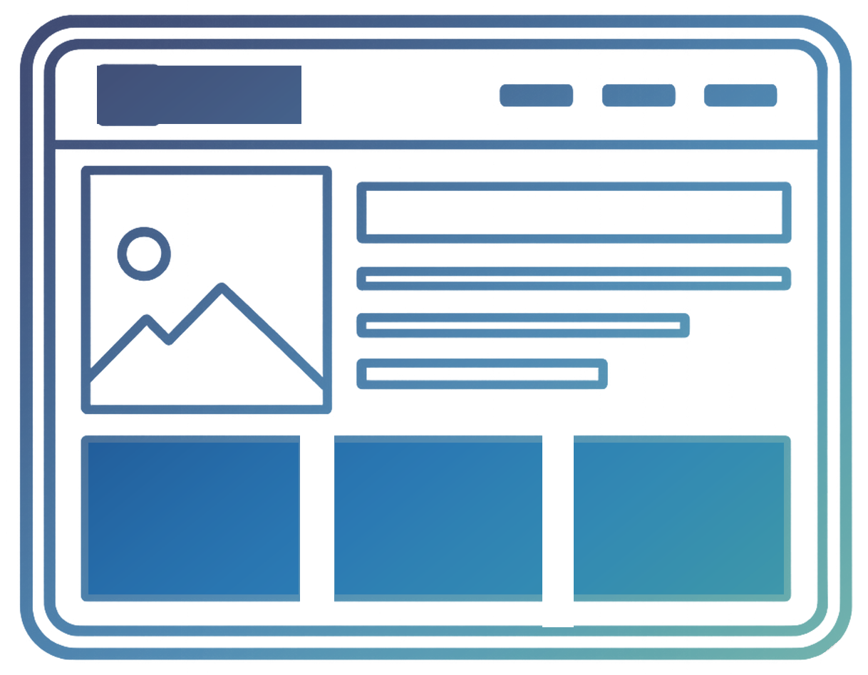 Website design and development service icon